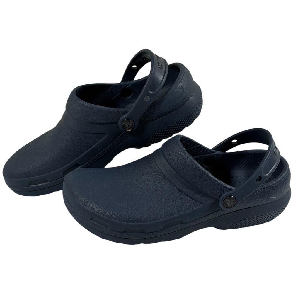 Crocs Specialist II Work Clog, Women’s 11, Navy, Slip Resistant, Comfort, Casual
